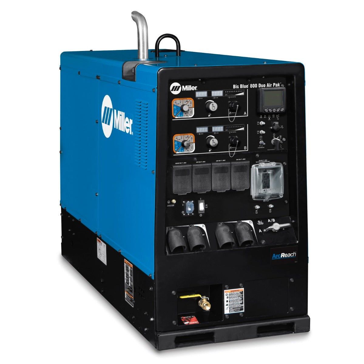 Miller Big Blue 800 Duo Air Pak Welder/Generator w/ArcReach (907752)