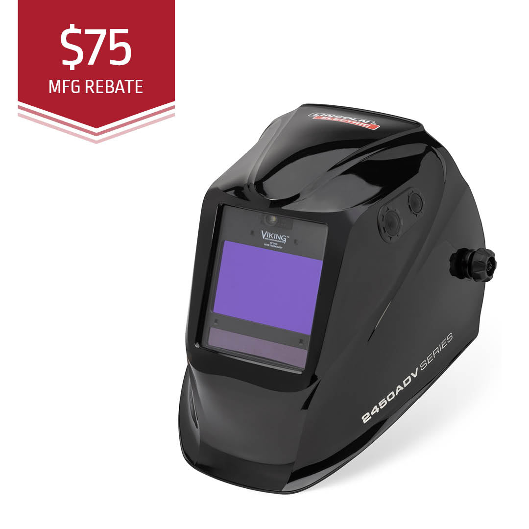 Lincoln Viking 2450 ADV Series Black Welding Helmet (K3028-5)