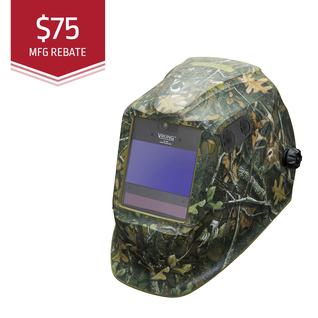 Lincoln Viking White Tail Camo 2450 Series ADV Helmet (K4411-5)