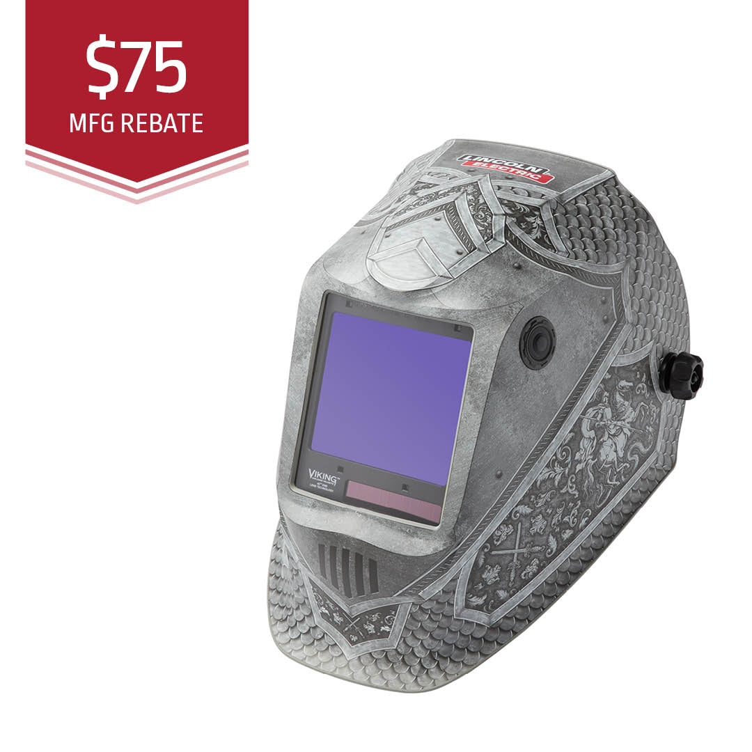 Lincoln Viking 3350 Series Medieval Auto Darkening Welding Helmet (K4671-4)