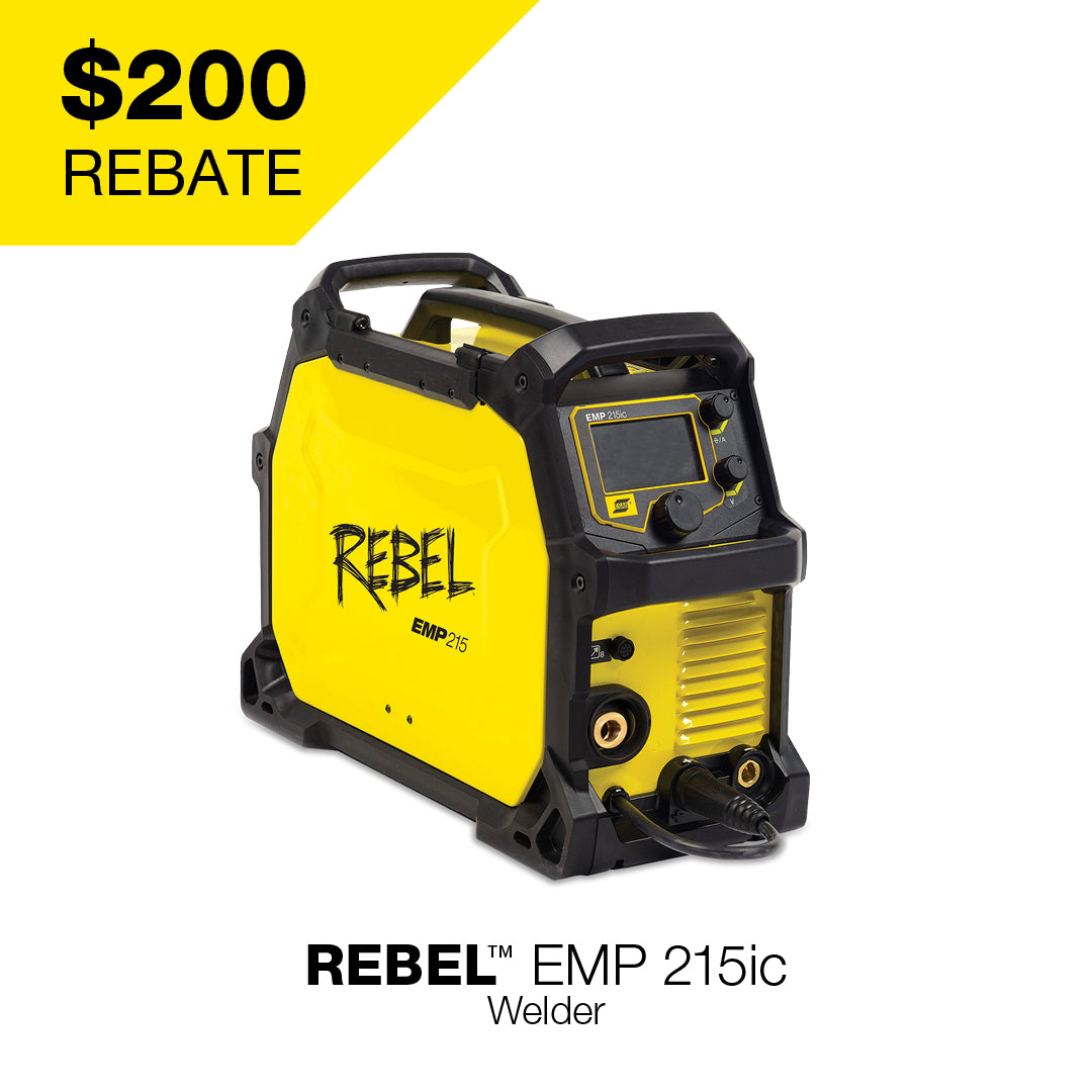 ESAB Rebel EMP 215ic MIG/Stick/TIG Welder (0558102240)