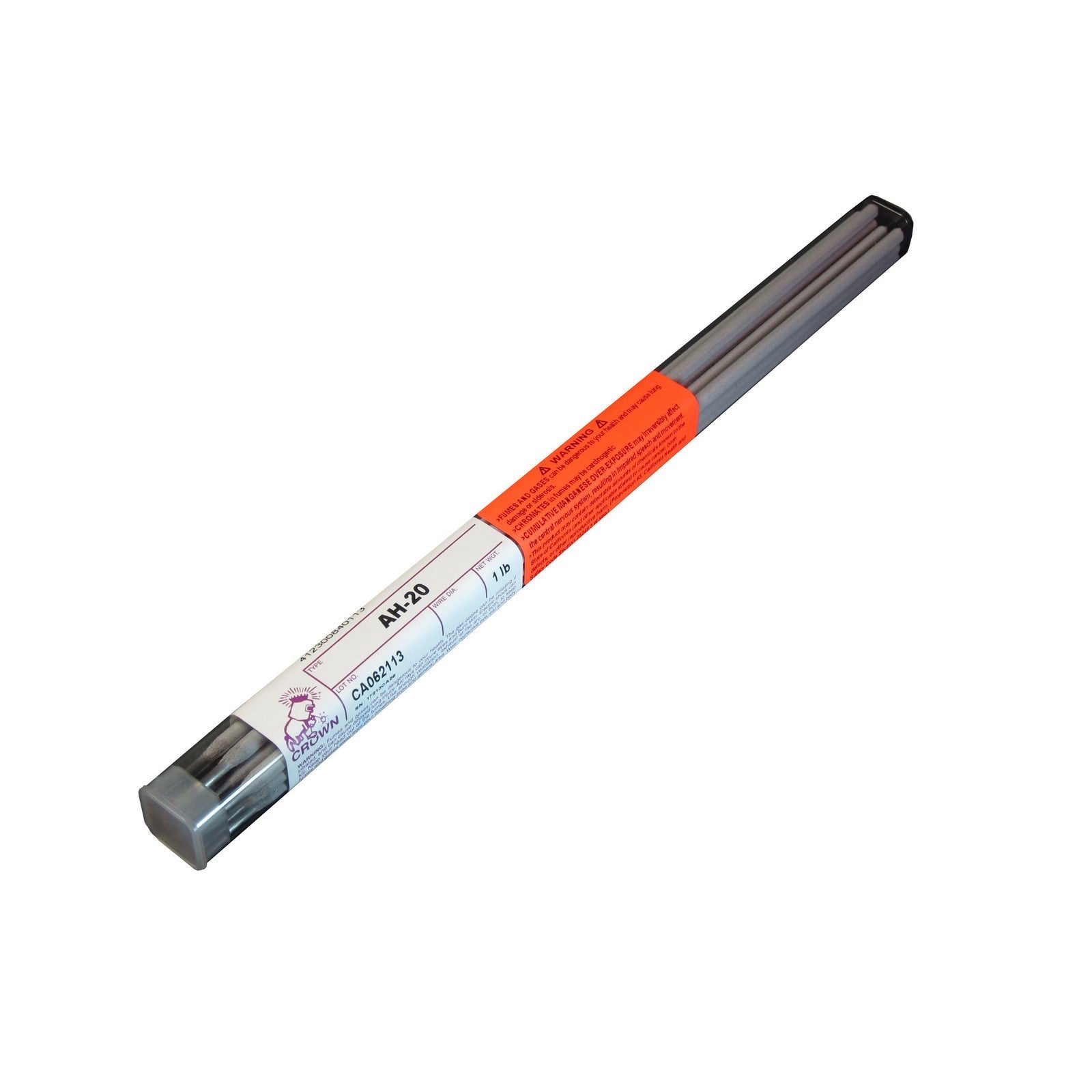 Crown Alloy 1/8 AH-20 BR.PKG. Air Hardening (A-2 to A-5) Tool Steel ELECTRODE 1 lb TUBE (TEAH/EO-BP)