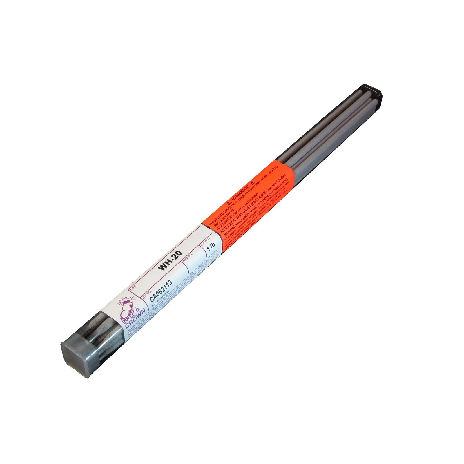 Crown Alloy 1/8 WH-20 BR.PKG. Water Hardening (W-1 to W-5) Tool Steel ELECTRODE 1 lb TUBE (TEWH/EO-BP)