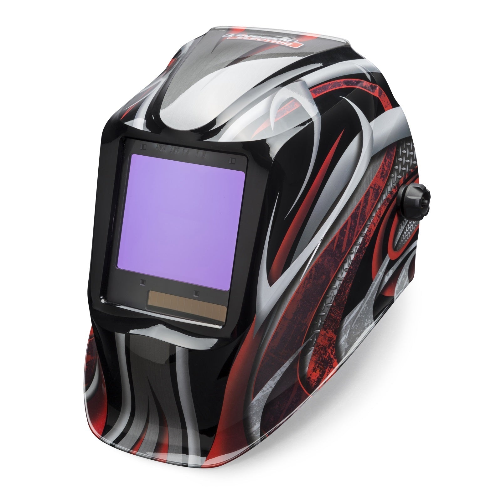 Lincoln Viking 3350 Series Twisted Metal Auto Darkening Welding Helmet (K3248-4)