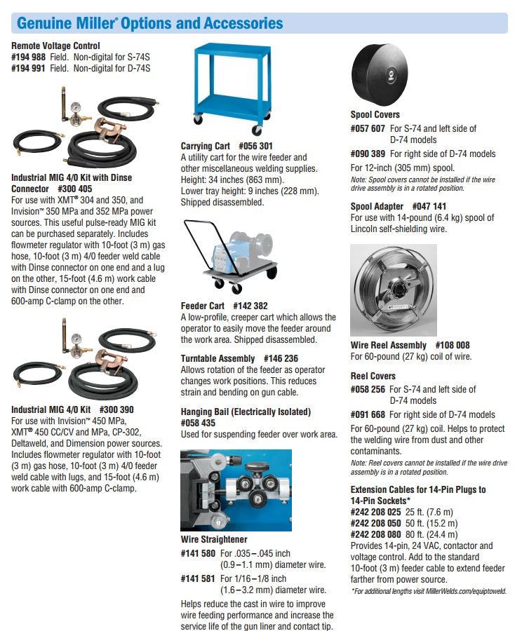 Miller 1/16"-1/8" Wire Straightener (141581)