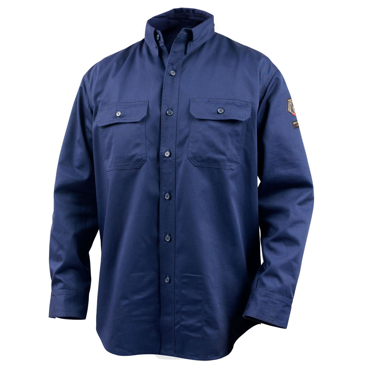 Revco Black Stallion AR/FR Navy Canvas Duck Insulated Bomber Jacket (JF5000-NV)