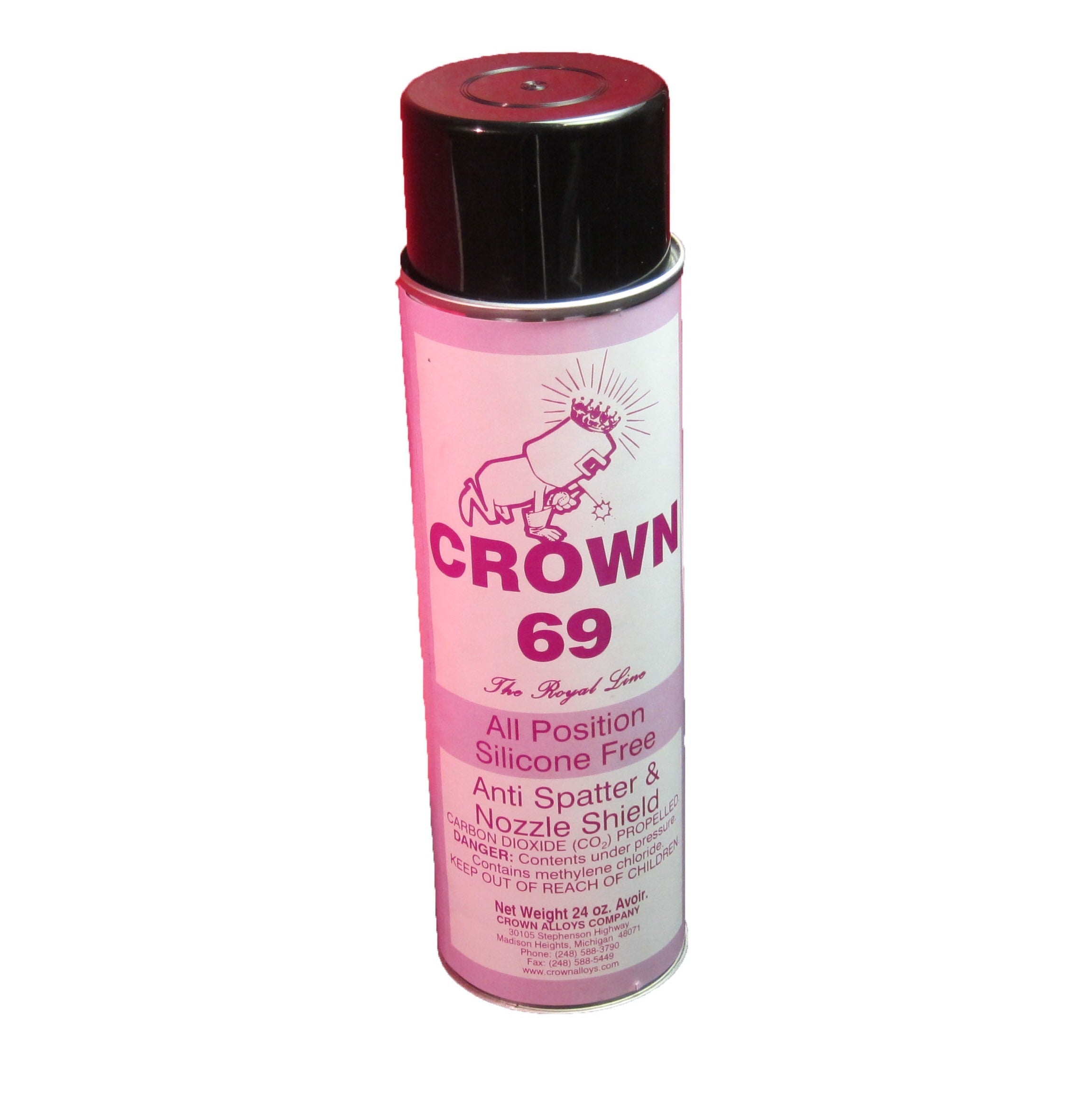 Crown Alloy 24oz "69" ANTISPATTER SPRAY Nozzle Shield Anti-Spatter SPRAY 24 oz CAN (XC69/C)