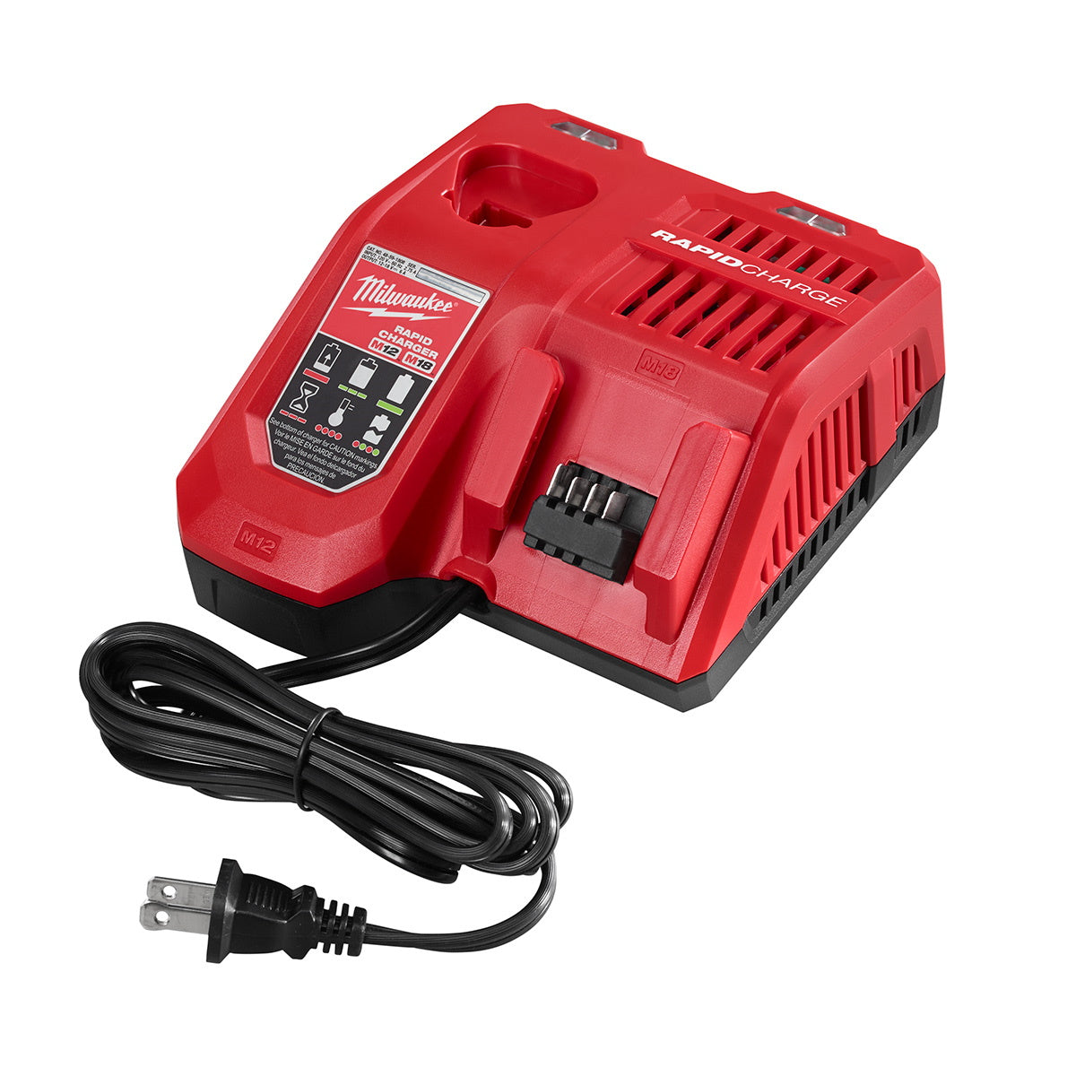 Milwaukee M18 Redlithium High Output HD12.0 Battery Pack w/Rapid Charger  for sale (48-59-1200) Buy at Welding Supplies from IOC